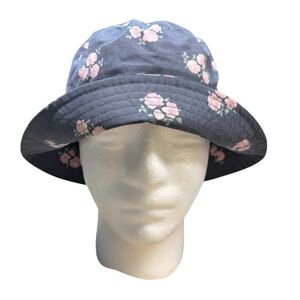 San Diego Hat Company NWT 🌸Floral Bucket Hat - Pink and Gray Adjustable‎